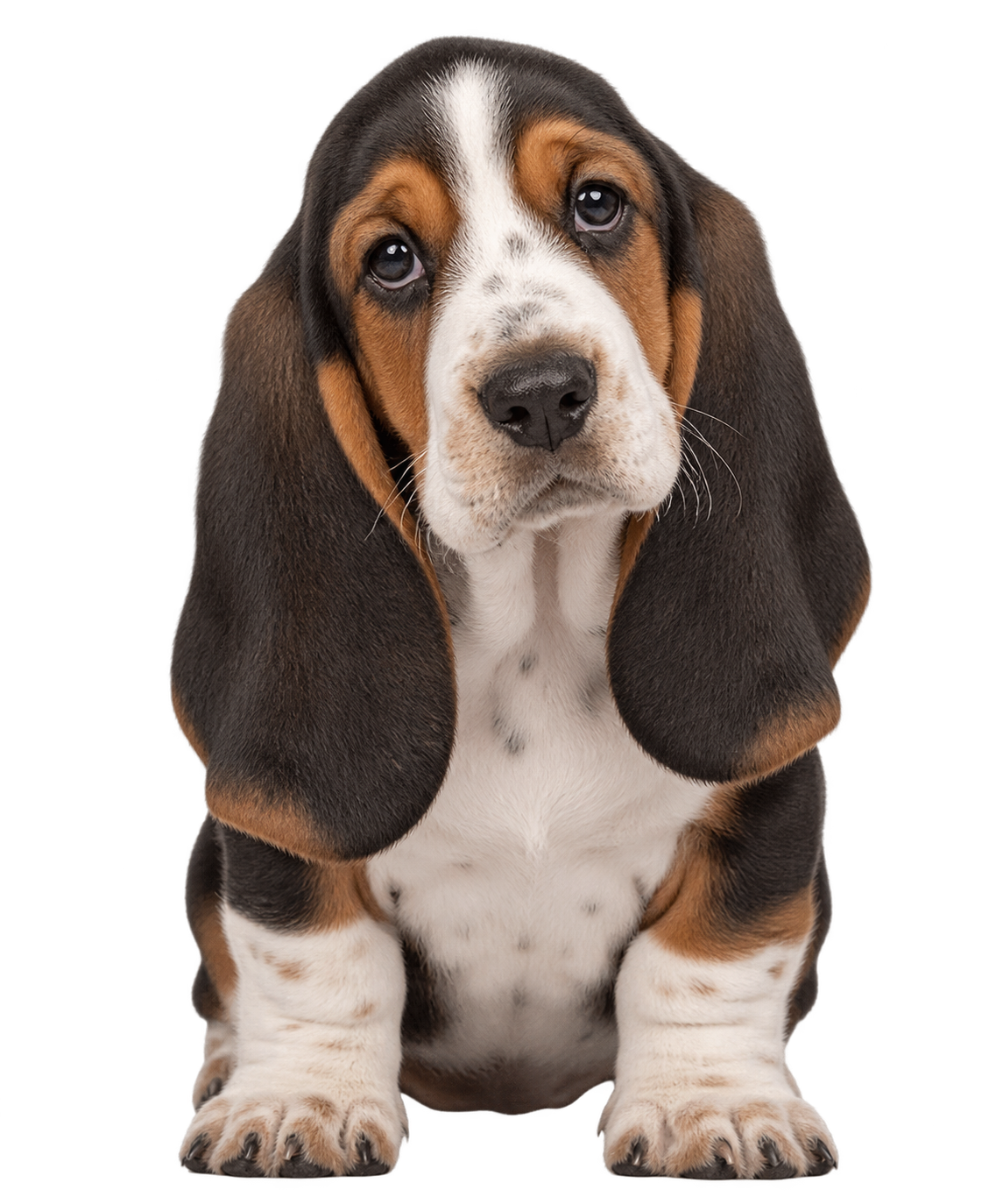 A Basset Hound puppy